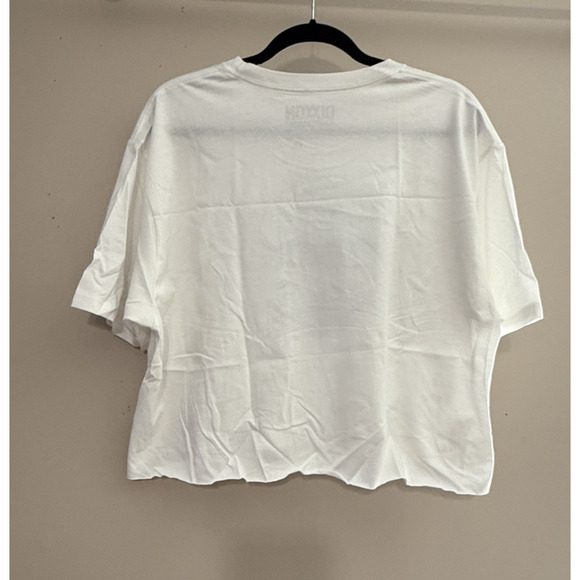 Dixxon Womens White Cropped T-Shirt Sturgis Ride Fast Size XL New - Picture 4 of 5